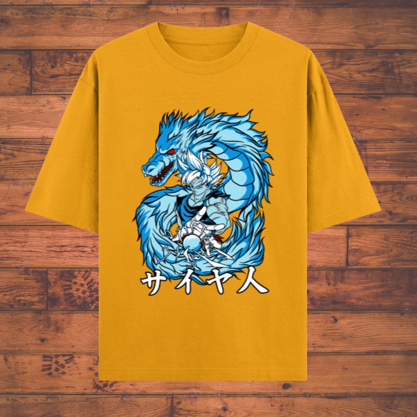 Saiyan Spirit Dragon Tee – Ultra Instinct Anime Edition Unisex Oversized Classic Anime T-Shirts