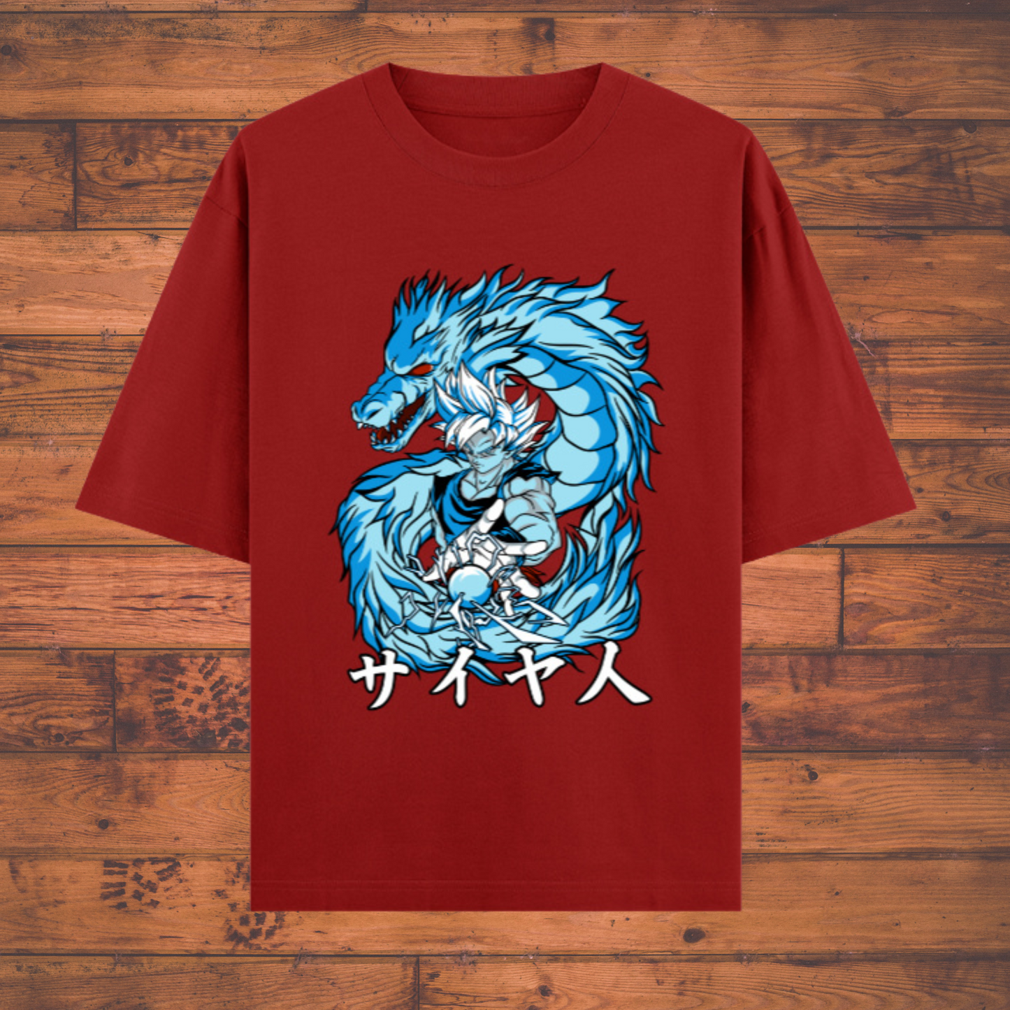 Saiyan Spirit Dragon Tee – Ultra Instinct Anime Edition Unisex Oversized Classic Anime T-Shirts