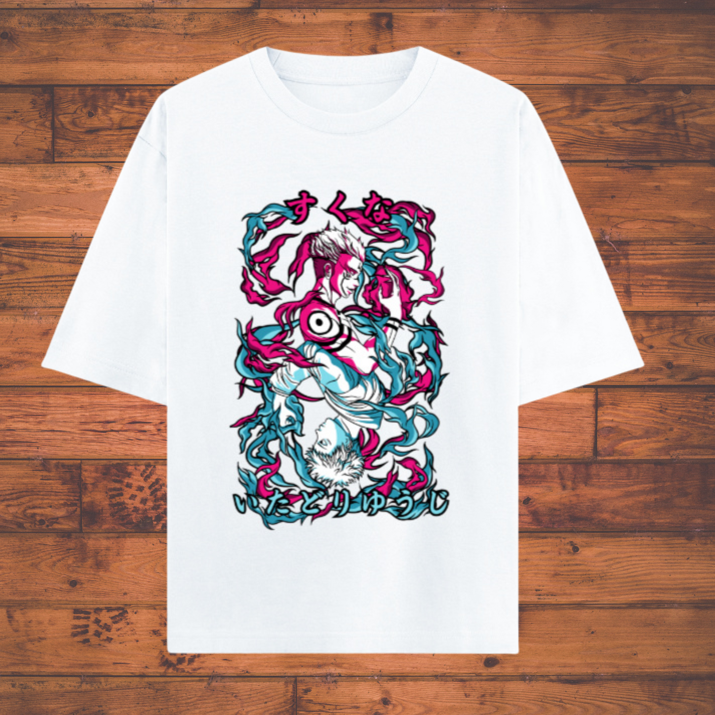 Anime T-Shirts | Sukuna vs Itadori | Merch Oversized Classic