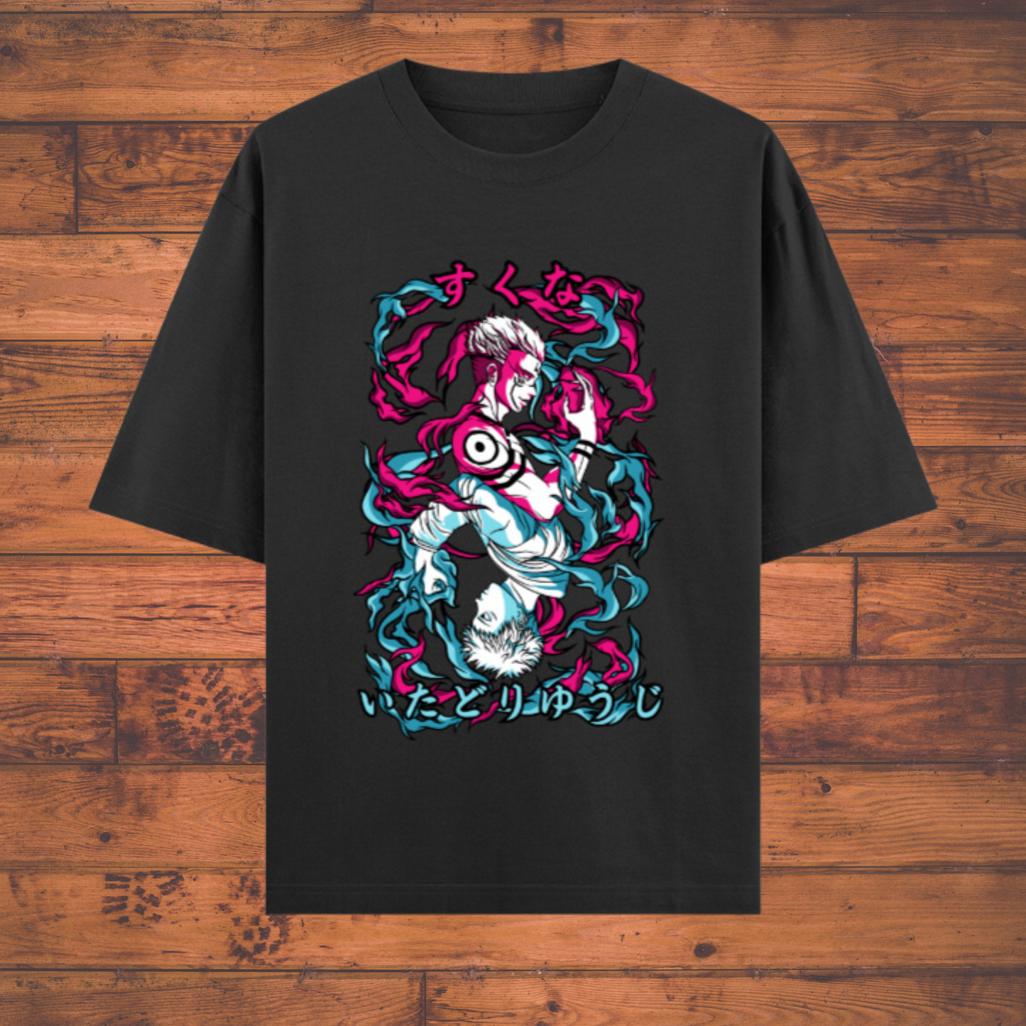 Anime T-Shirts | Sukuna vs Itadori | Merch Oversized Classic