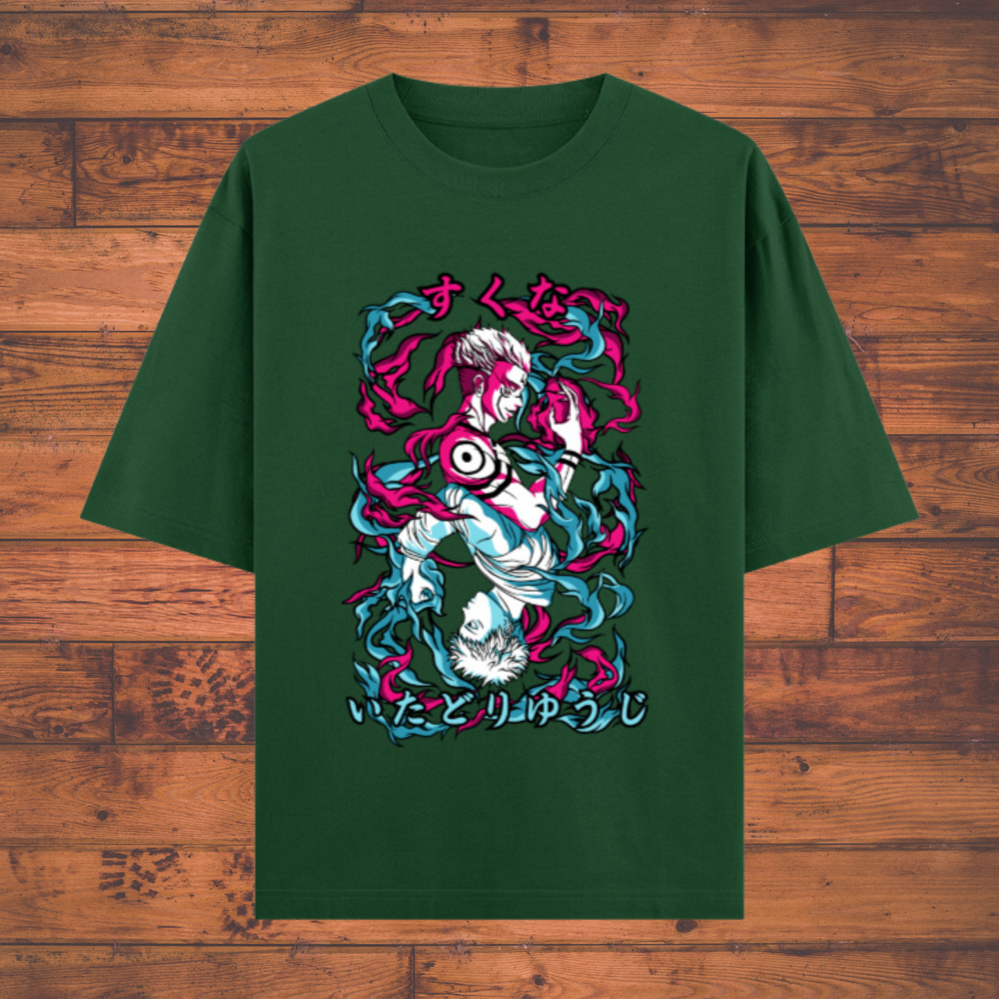 Anime T-Shirts | Sukuna vs Itadori | Merch Oversized Classic