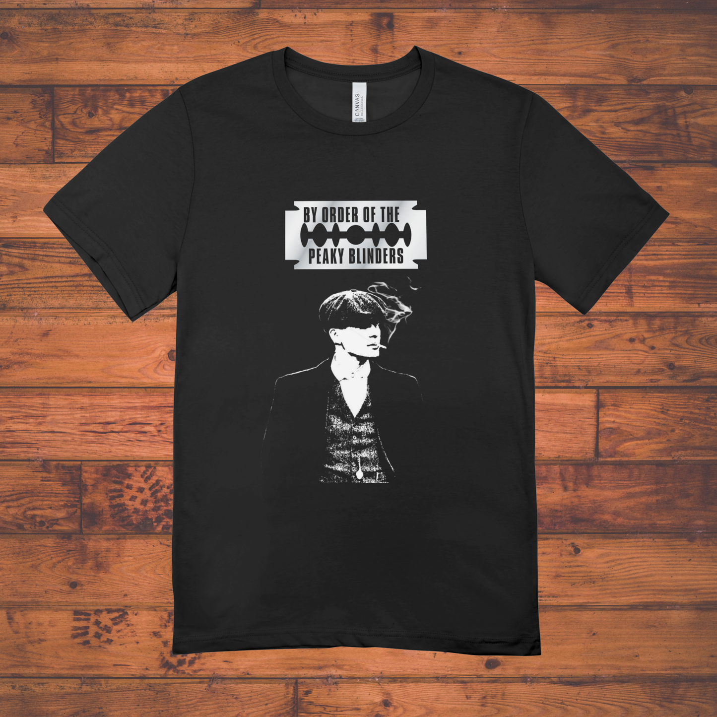 “By Order of the Peaky Blinders” Tee – Vintage Gangster Black Edition
