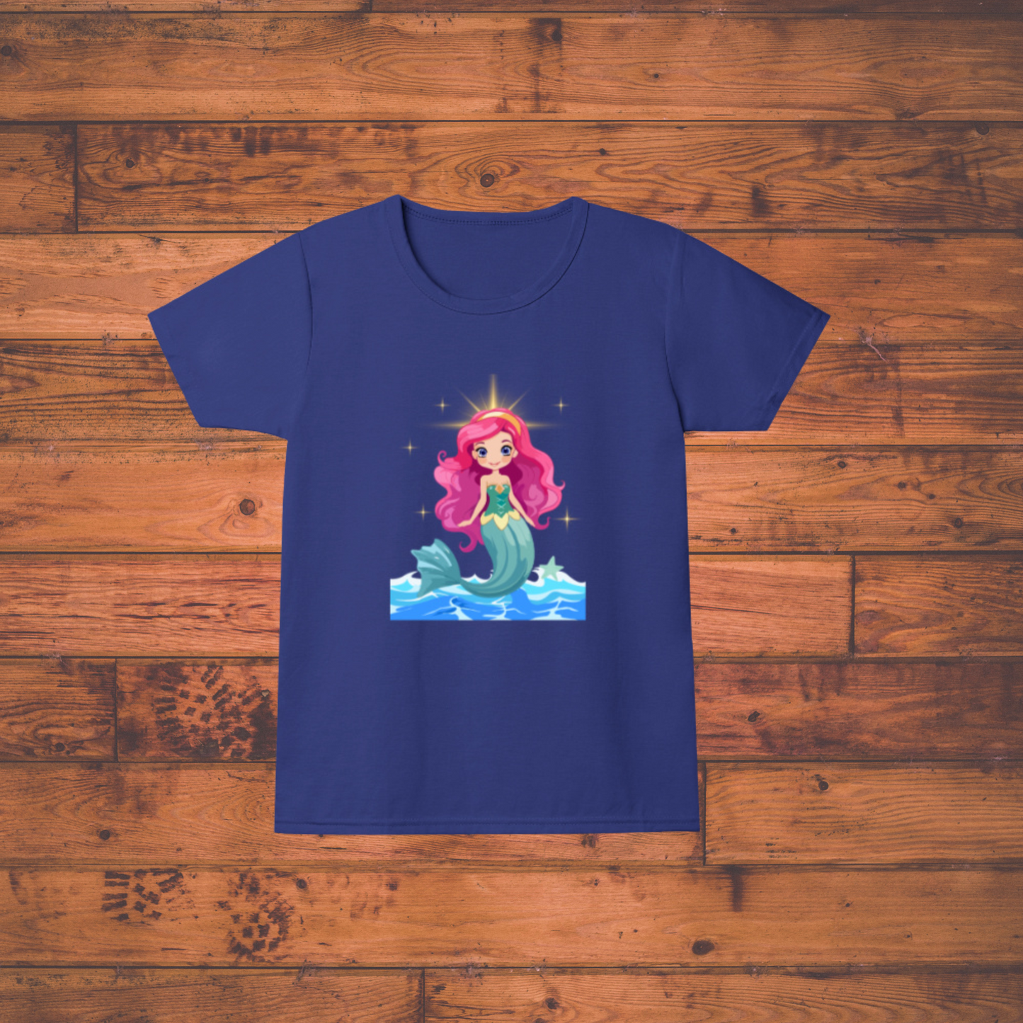 Magical Mermaid Tee Neck T-Shirt