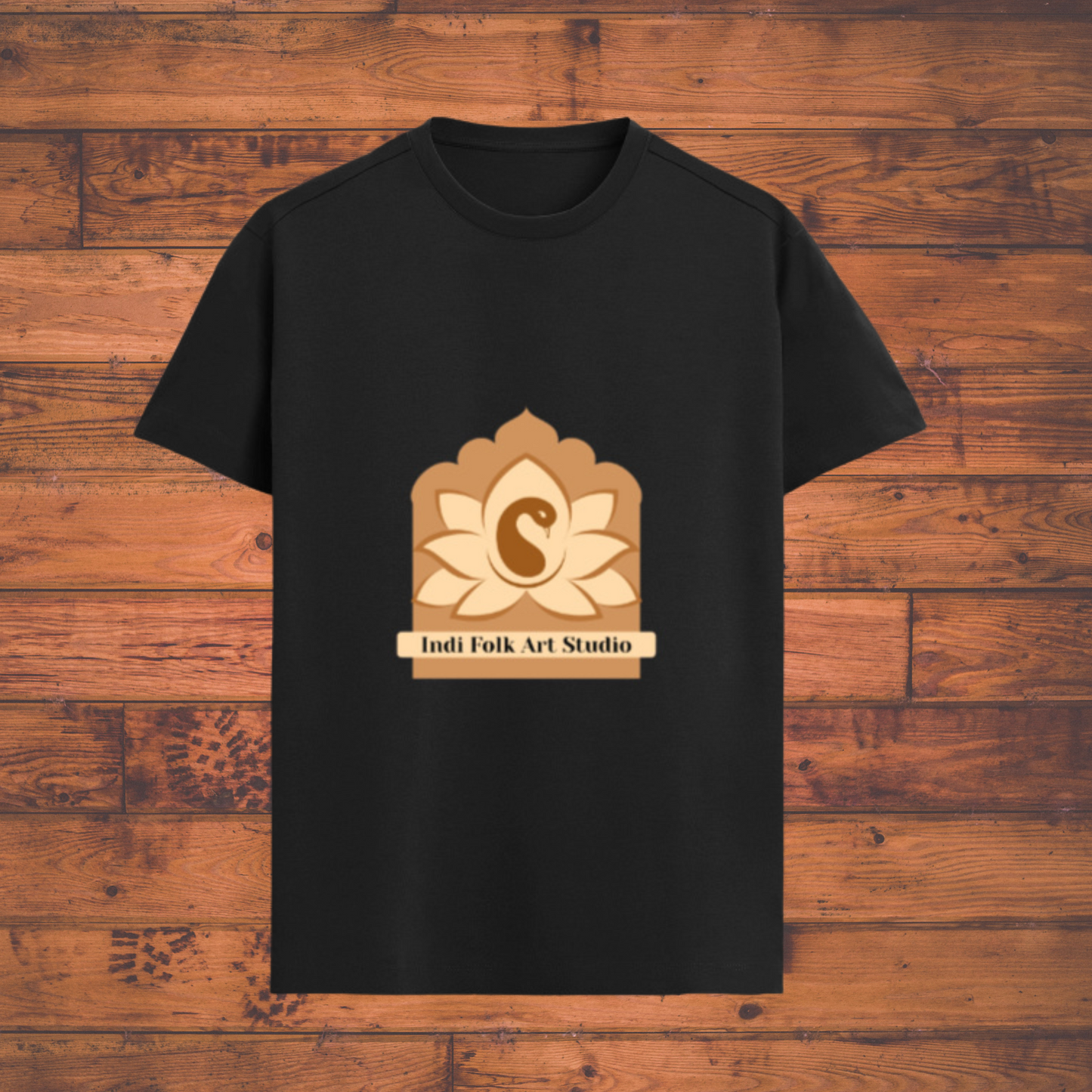 Indi Folk Art Dual Print Unisex Supima T-Shirt