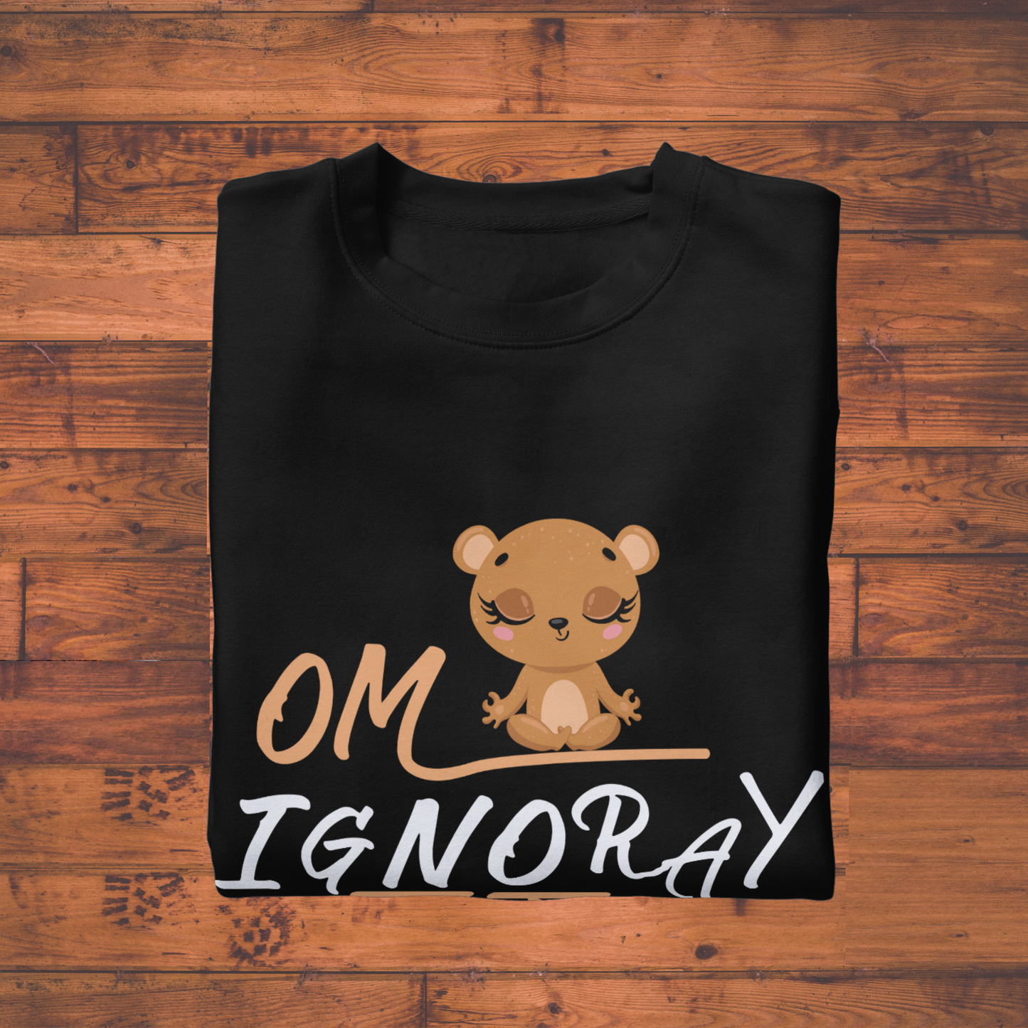 "Om Ignoray Namah" – Quirky Calm T-Shirt