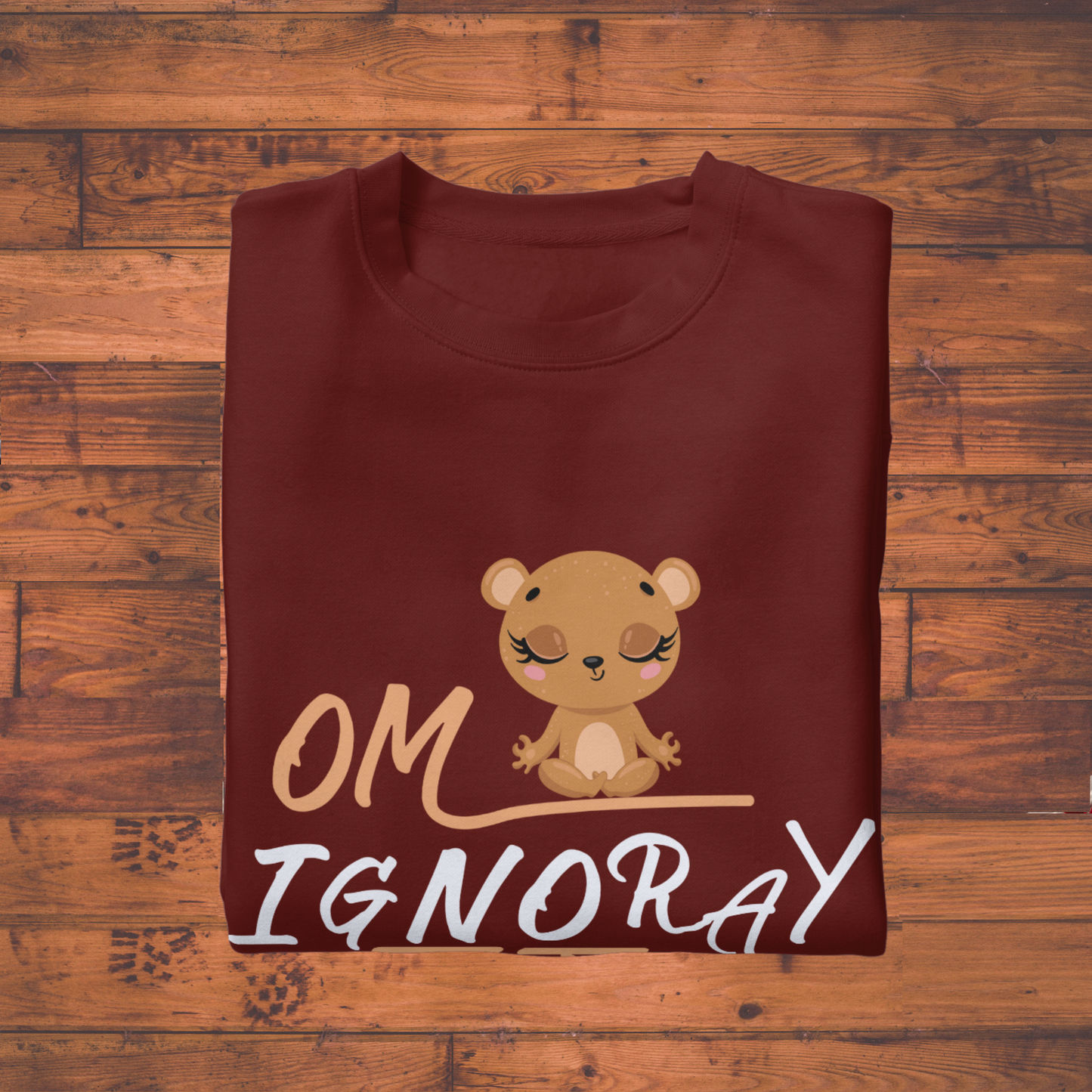 "Om Ignoray Namah" – Quirky Calm T-Shirt