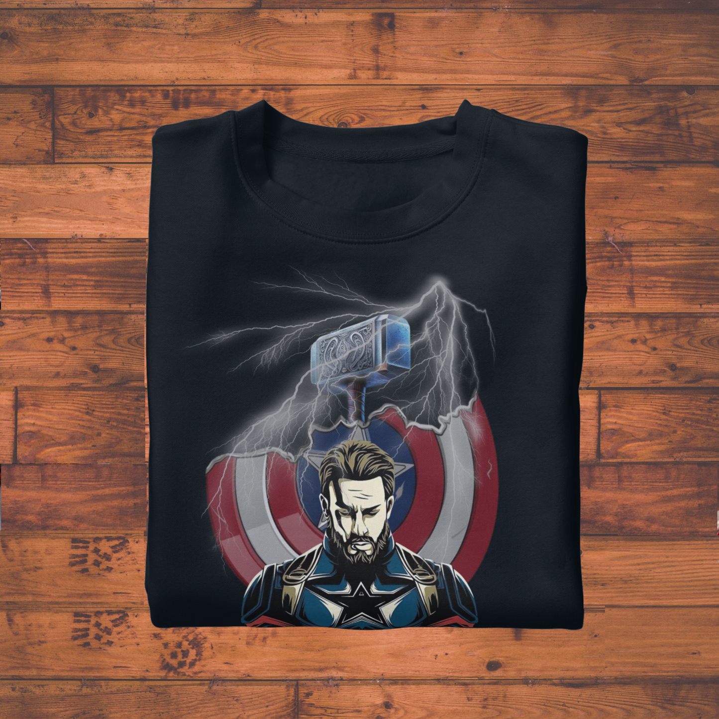 I Can Do This All Day" – Superhero-Inspired Crew T-Shirt