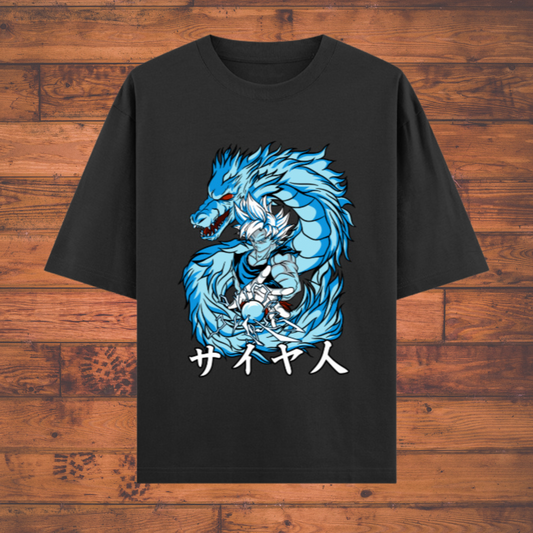 Saiyan Spirit Dragon Tee – Ultra Instinct Anime Edition  Unisex Oversized Classic Anime T-Shirts