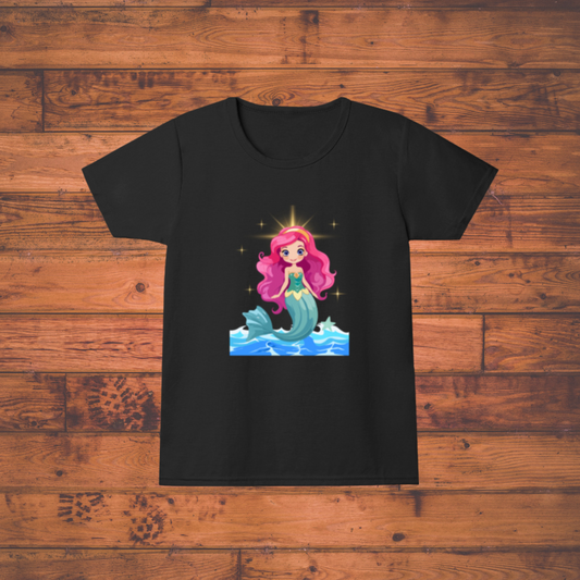 Magical Mermaid Tee Neck T-Shirt