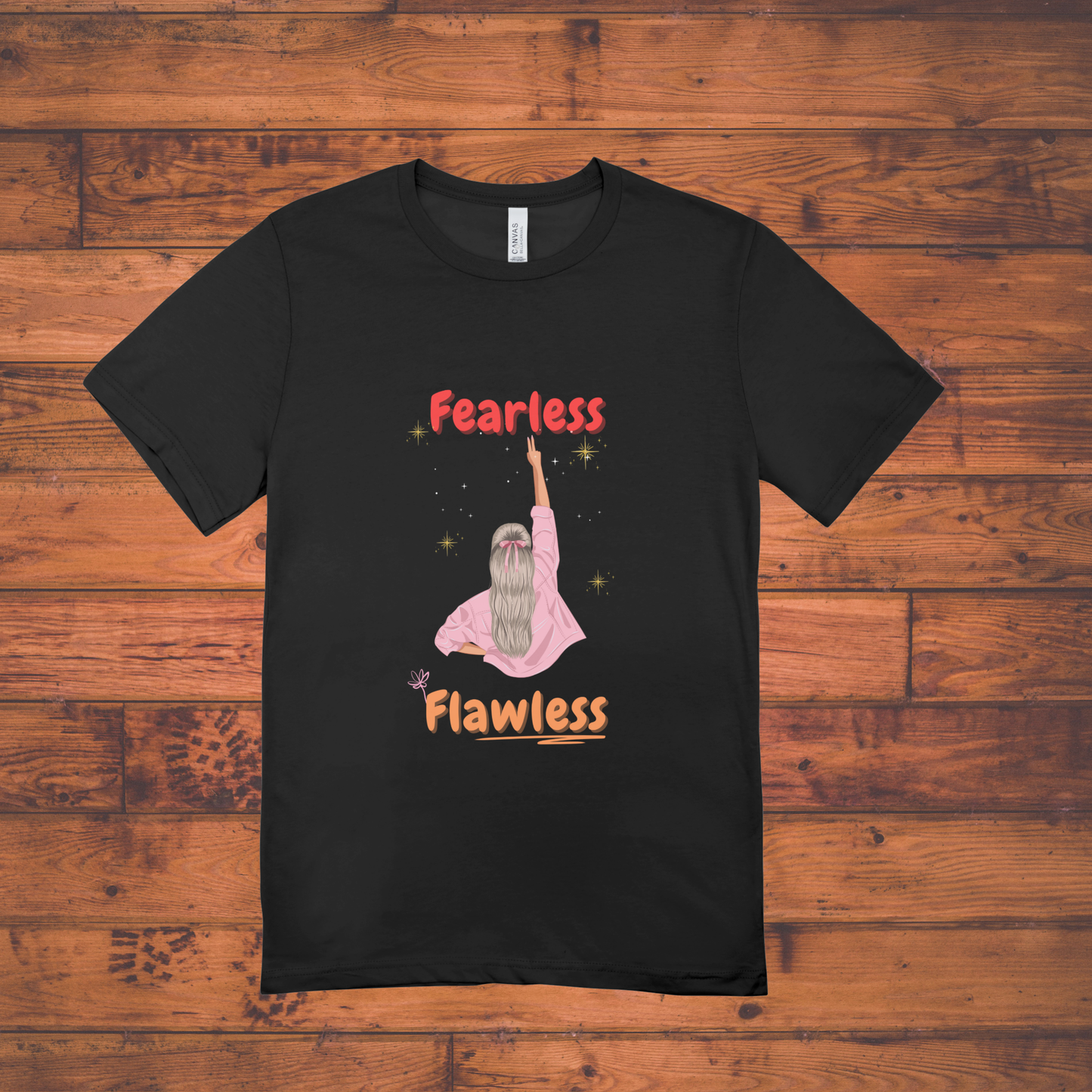 "Fearless & Flawless Tee – Own Your Power"