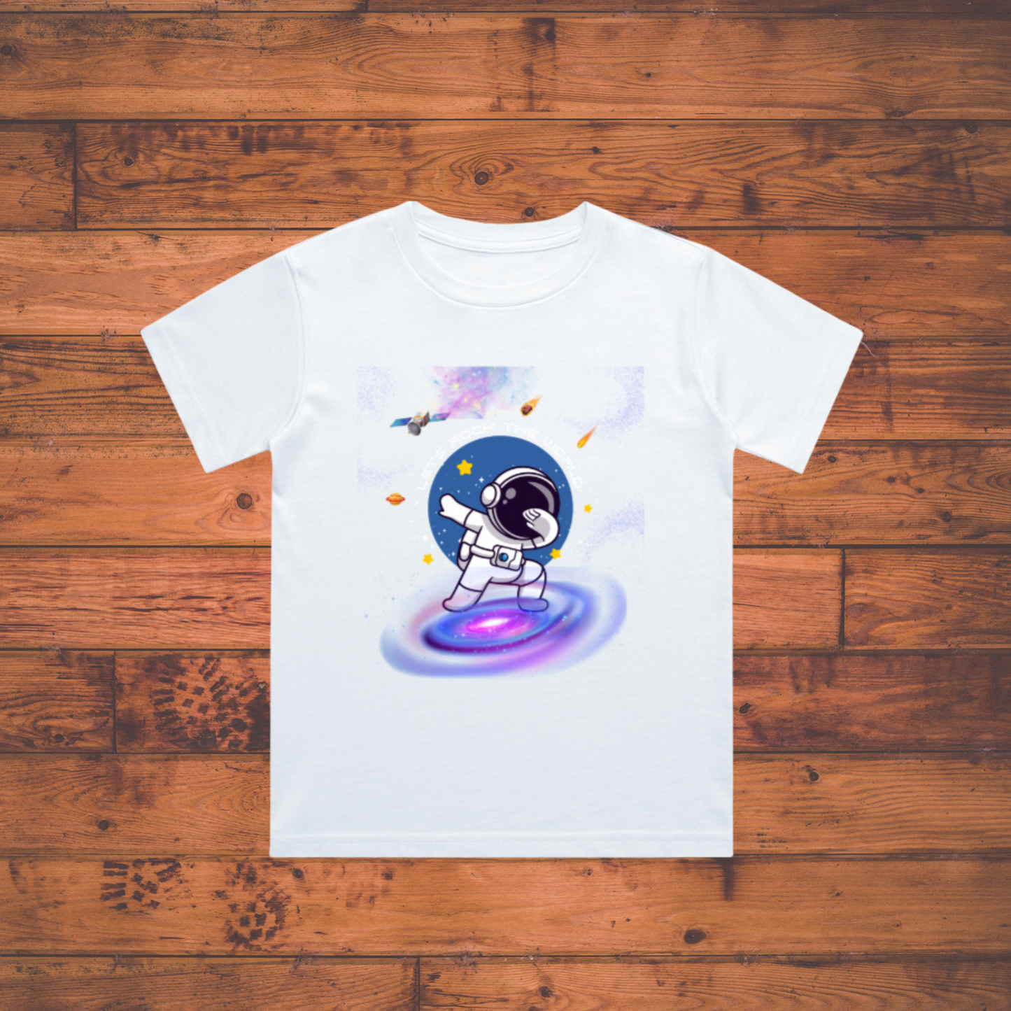Astronauts  Let’s Rock the World – Space Explorer Kids' Tee