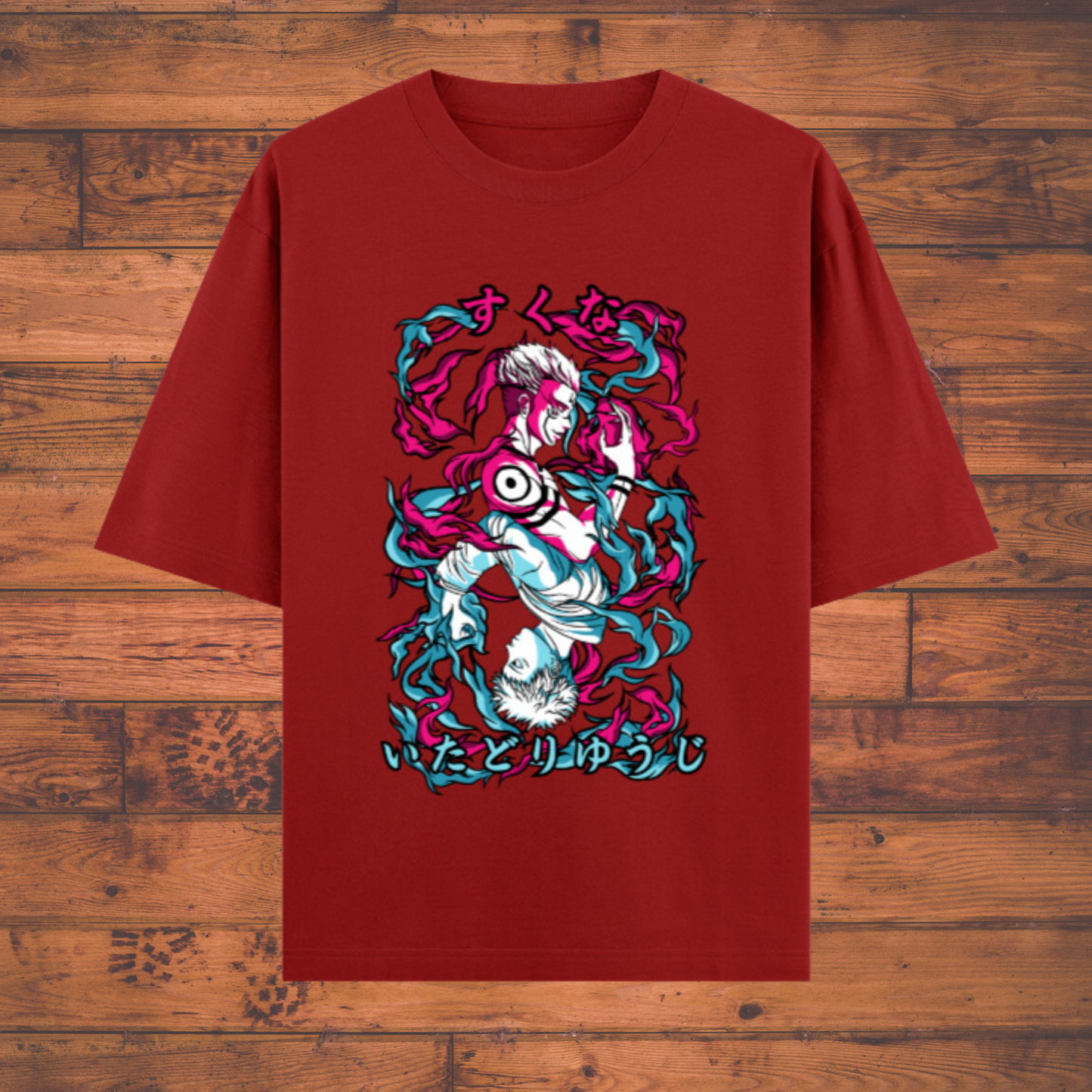 Anime T-Shirts | Sukuna vs Itadori | Merch Oversized Classic