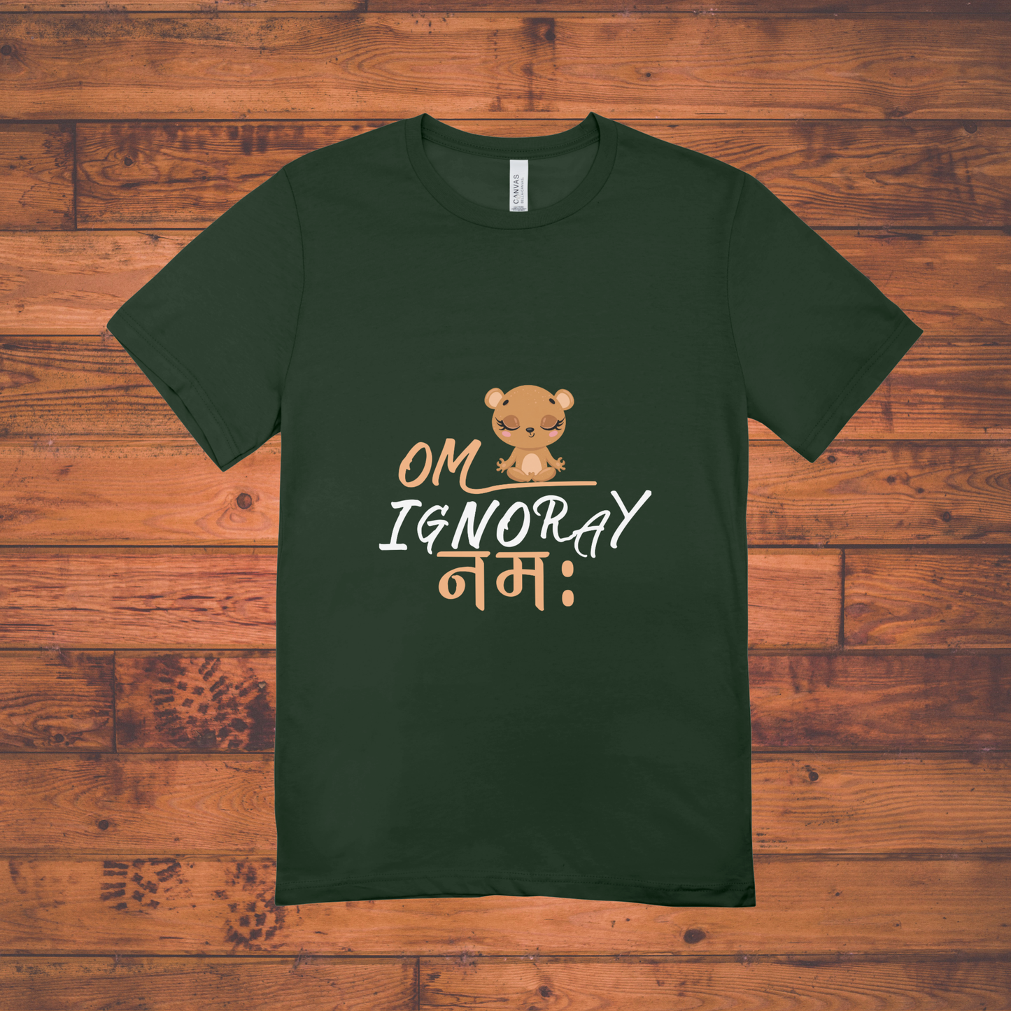 "Om Ignoray Namah" – Quirky Calm T-Shirt