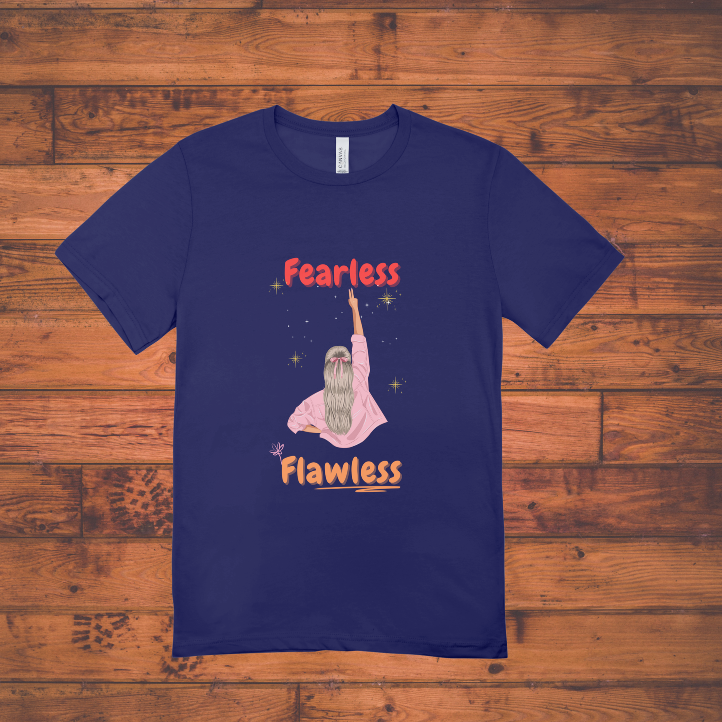 "Fearless & Flawless Tee – Own Your Power"