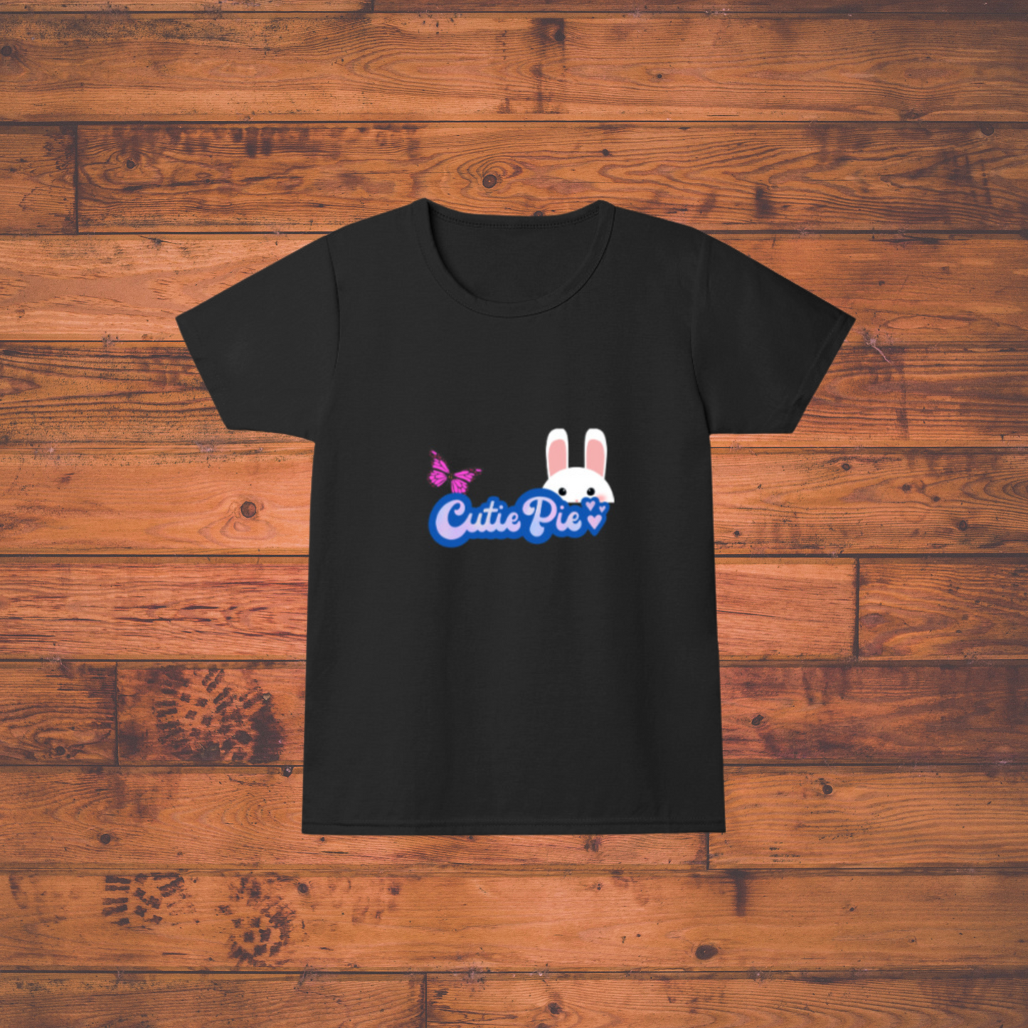 Cutie Pie Girl's Crew Neck T-Shirt