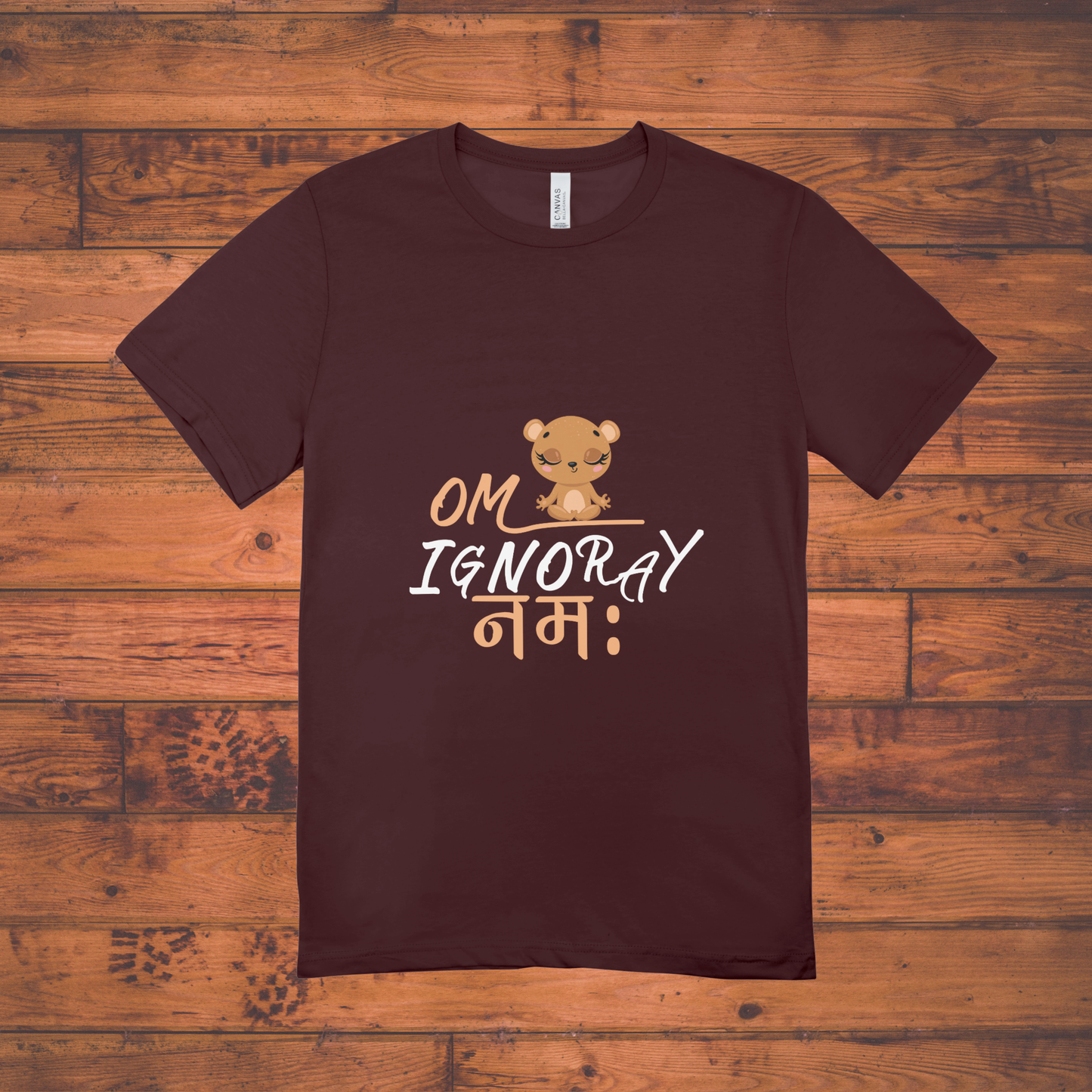 "Om Ignoray Namah" – Quirky Calm T-Shirt