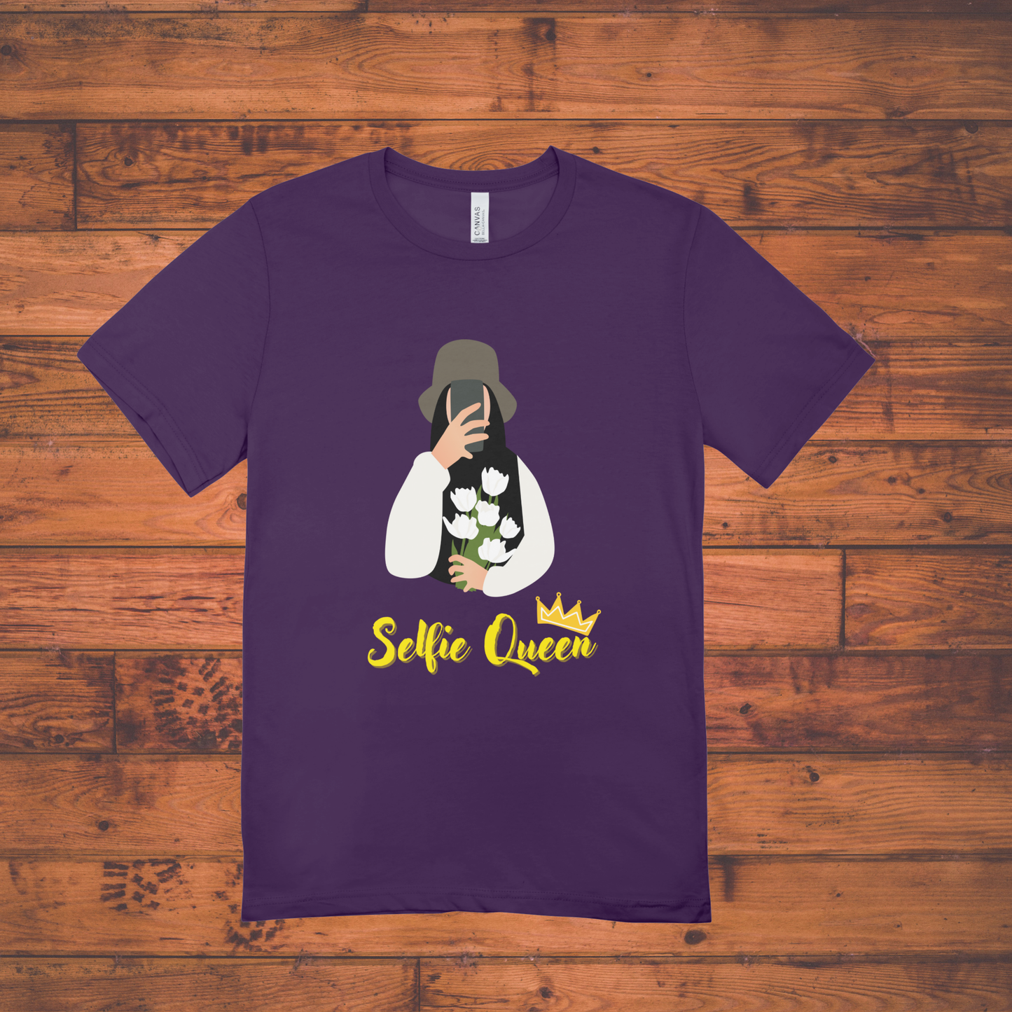 "Selfie Queen Tee – Strike a Pose in Style"