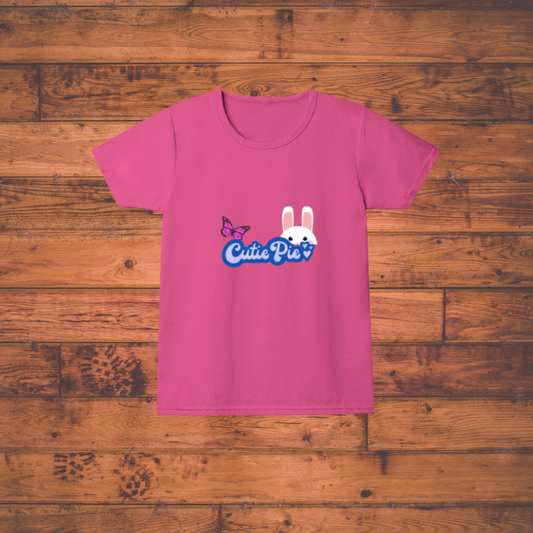 Cutie Pie Girl's Crew Neck T-Shirt