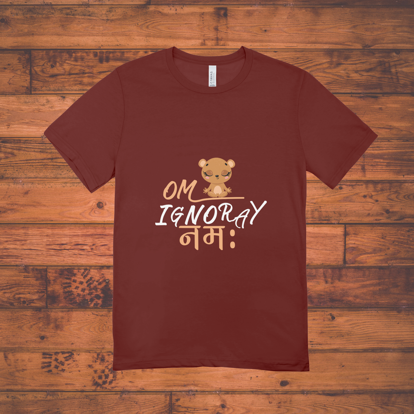"Om Ignoray Namah" – Quirky Calm T-Shirt