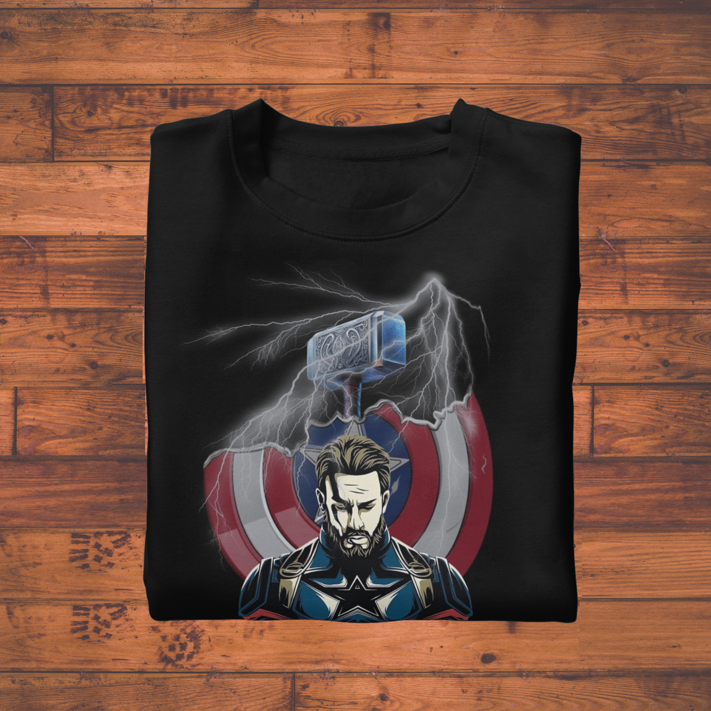 I Can Do This All Day" – Superhero-Inspired Crew T-Shirt