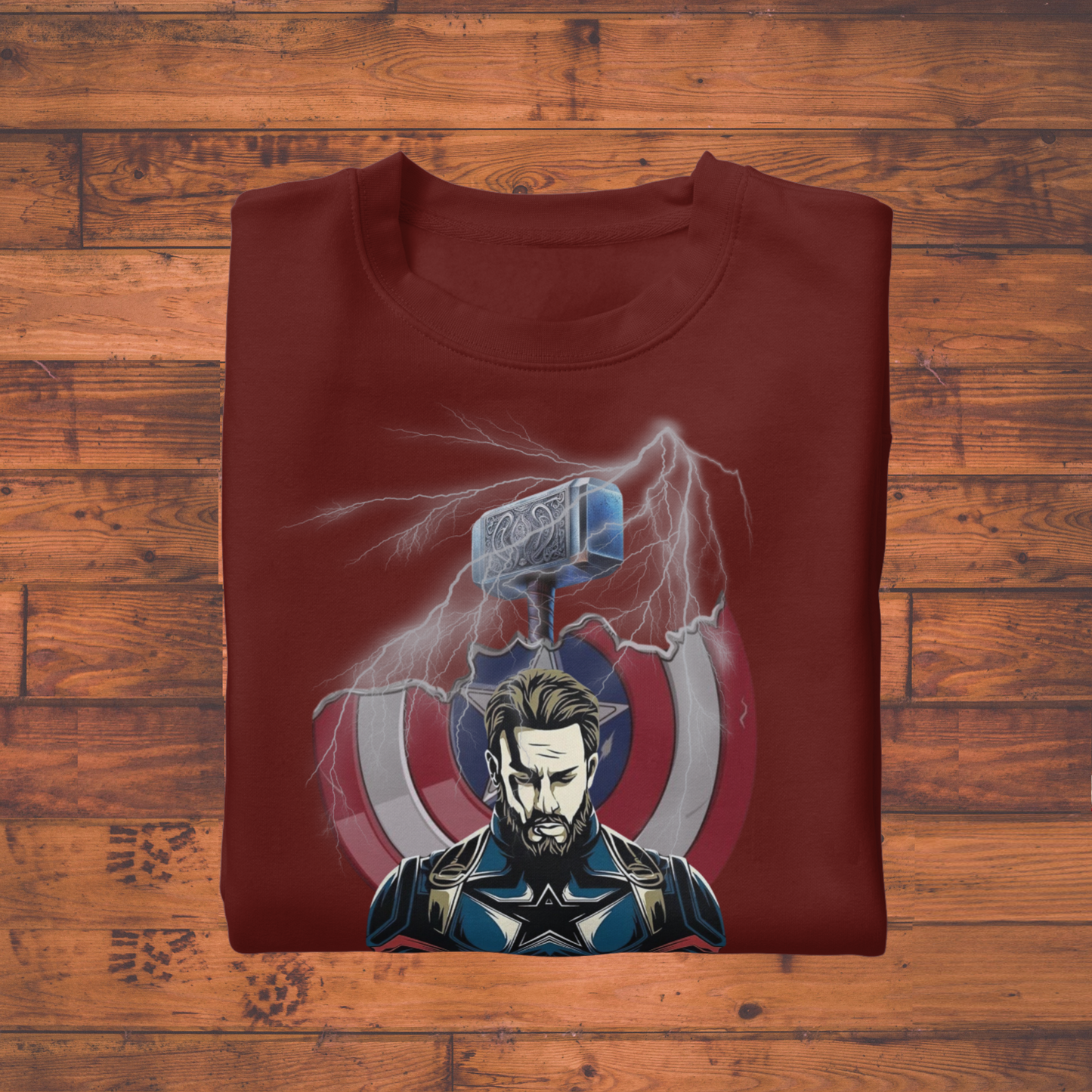 I Can Do This All Day" – Superhero-Inspired Crew T-Shirt
