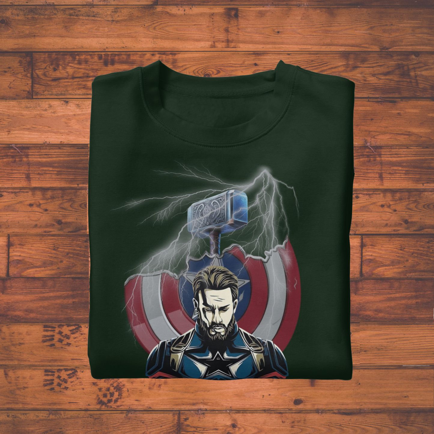 I Can Do This All Day" – Superhero-Inspired Crew T-Shirt