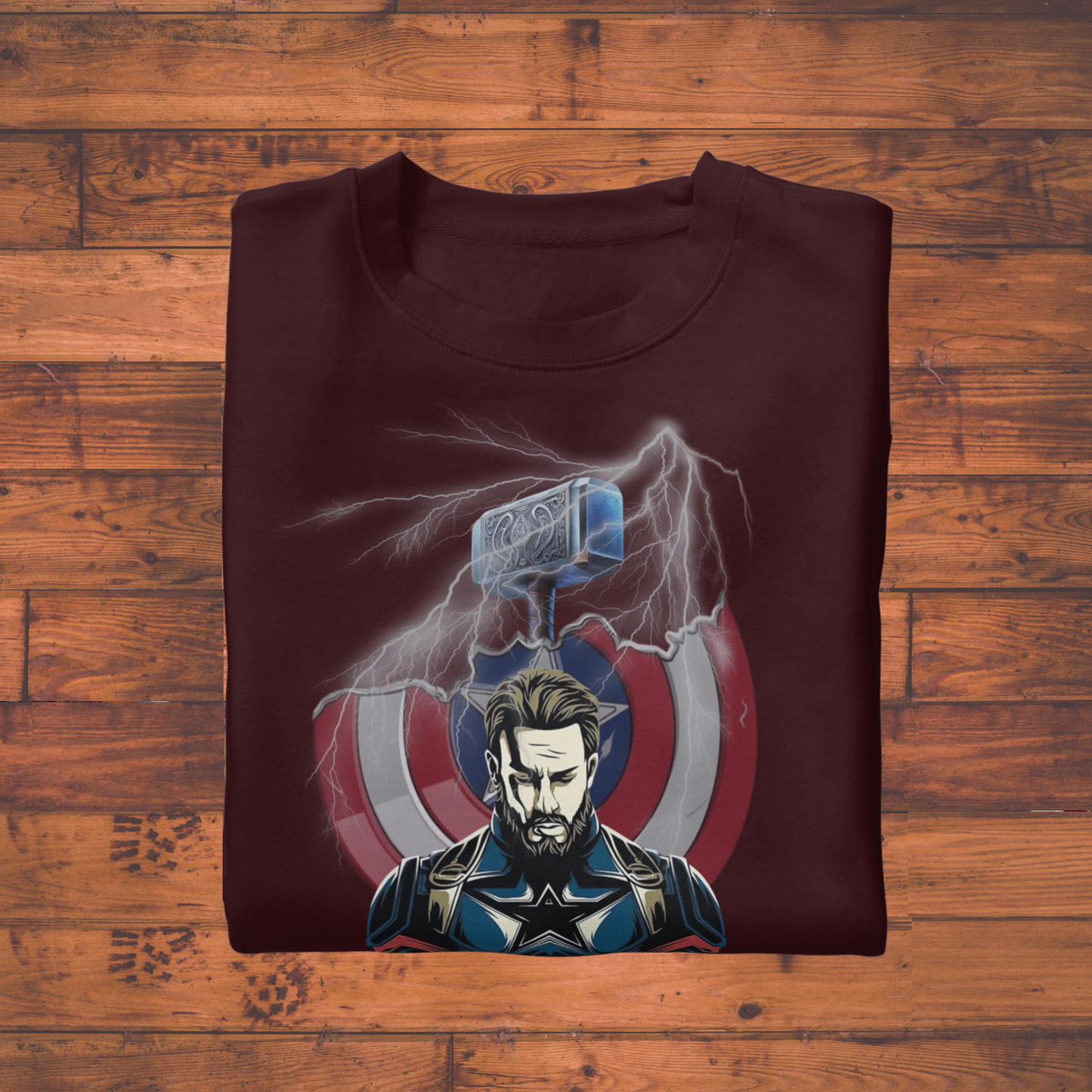 I Can Do This All Day" – Superhero-Inspired Crew T-Shirt