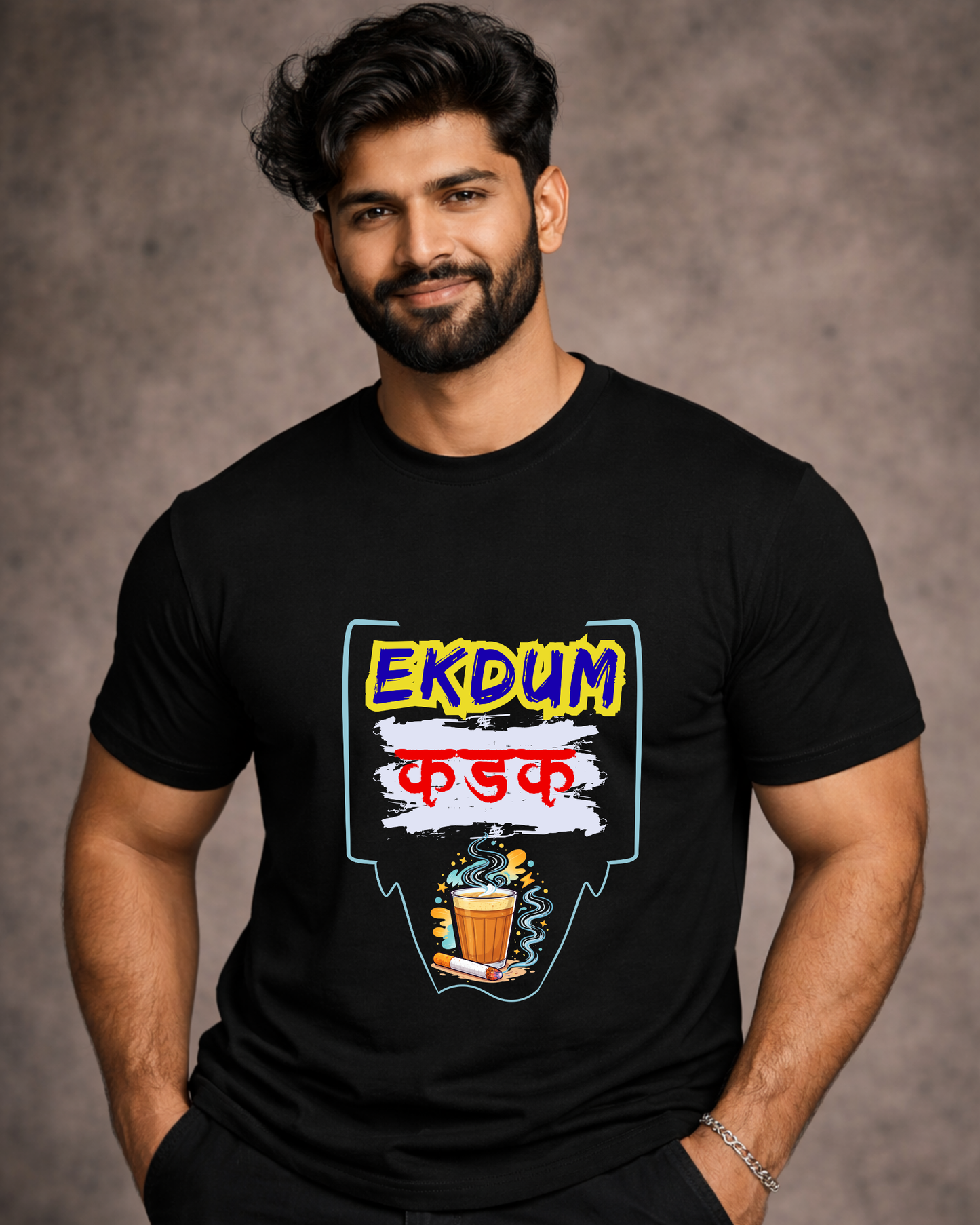 Ekdum Kadak Tea-Unisex Adults T-shirt