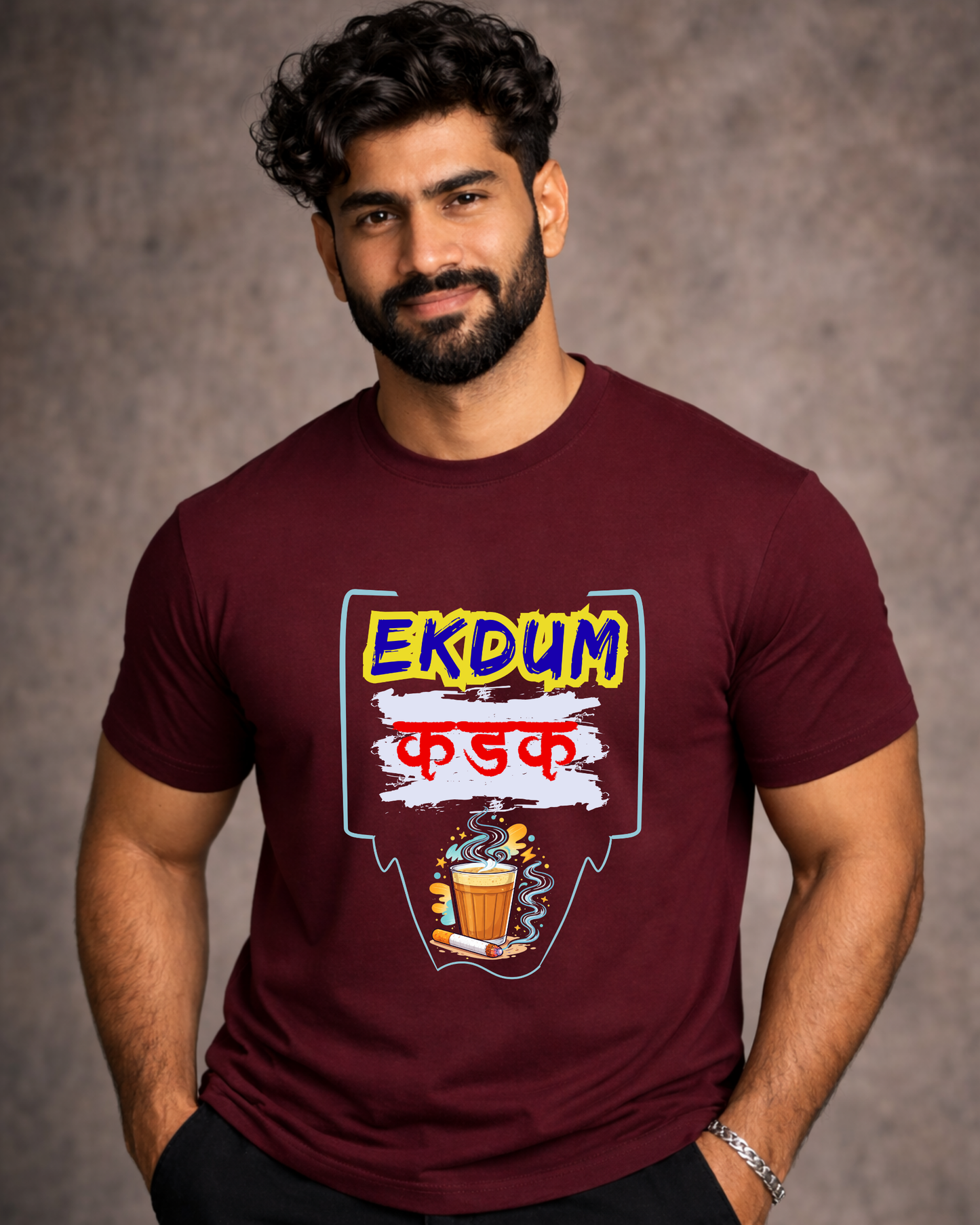 Ekdum Kadak Tea-Unisex Adults T-shirt