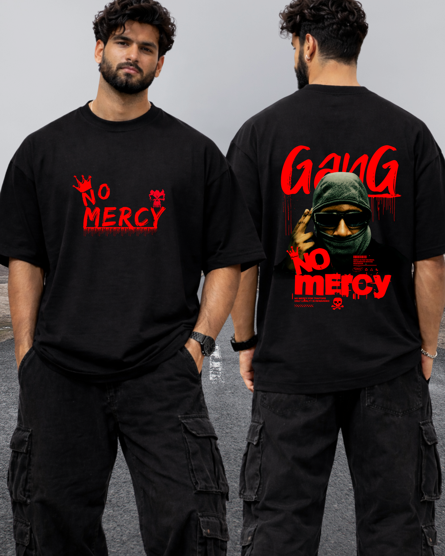 No Mercy-Unisex Oversized Adults T-Shirt