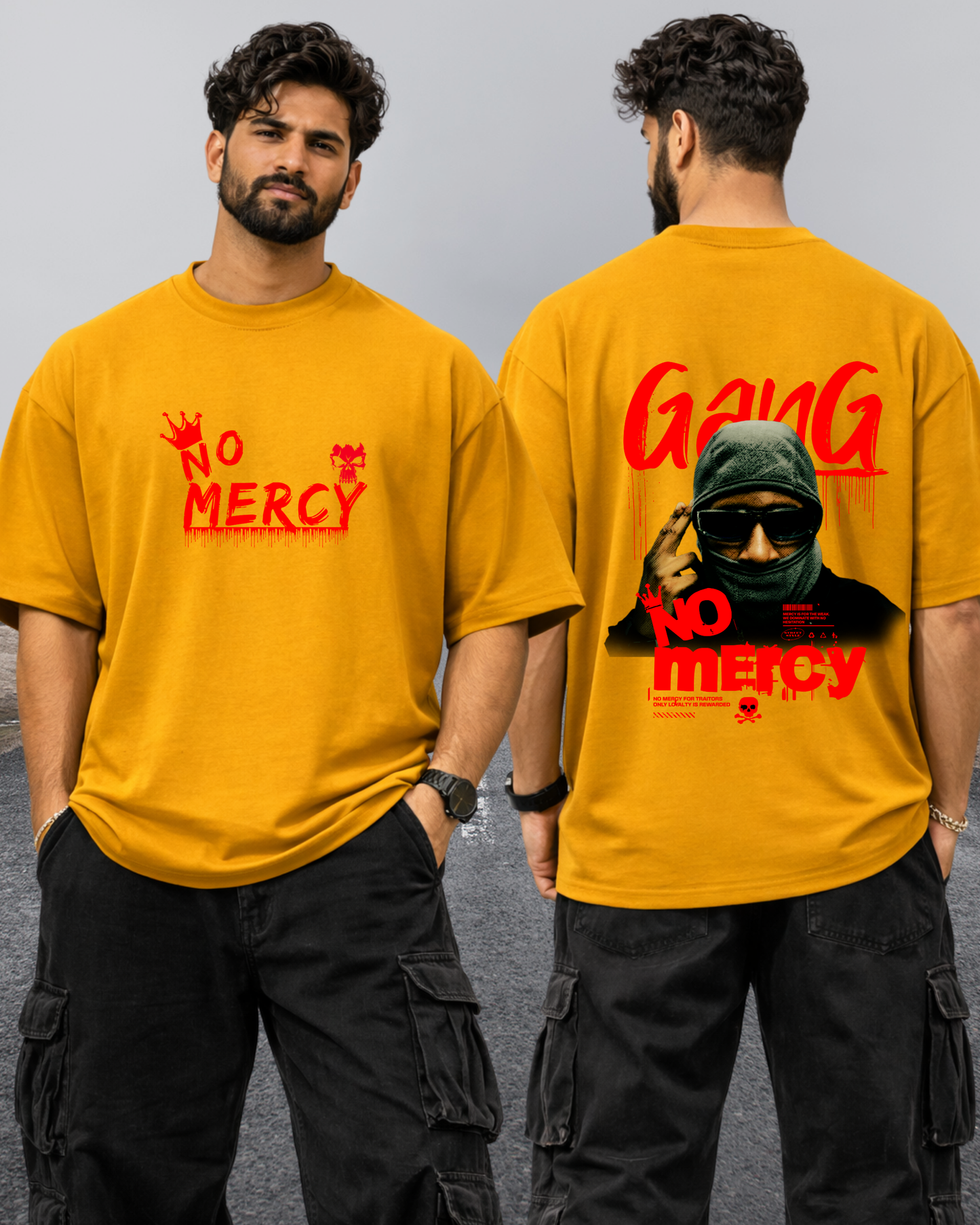 No Mercy-Unisex Oversized Adults T-Shirt