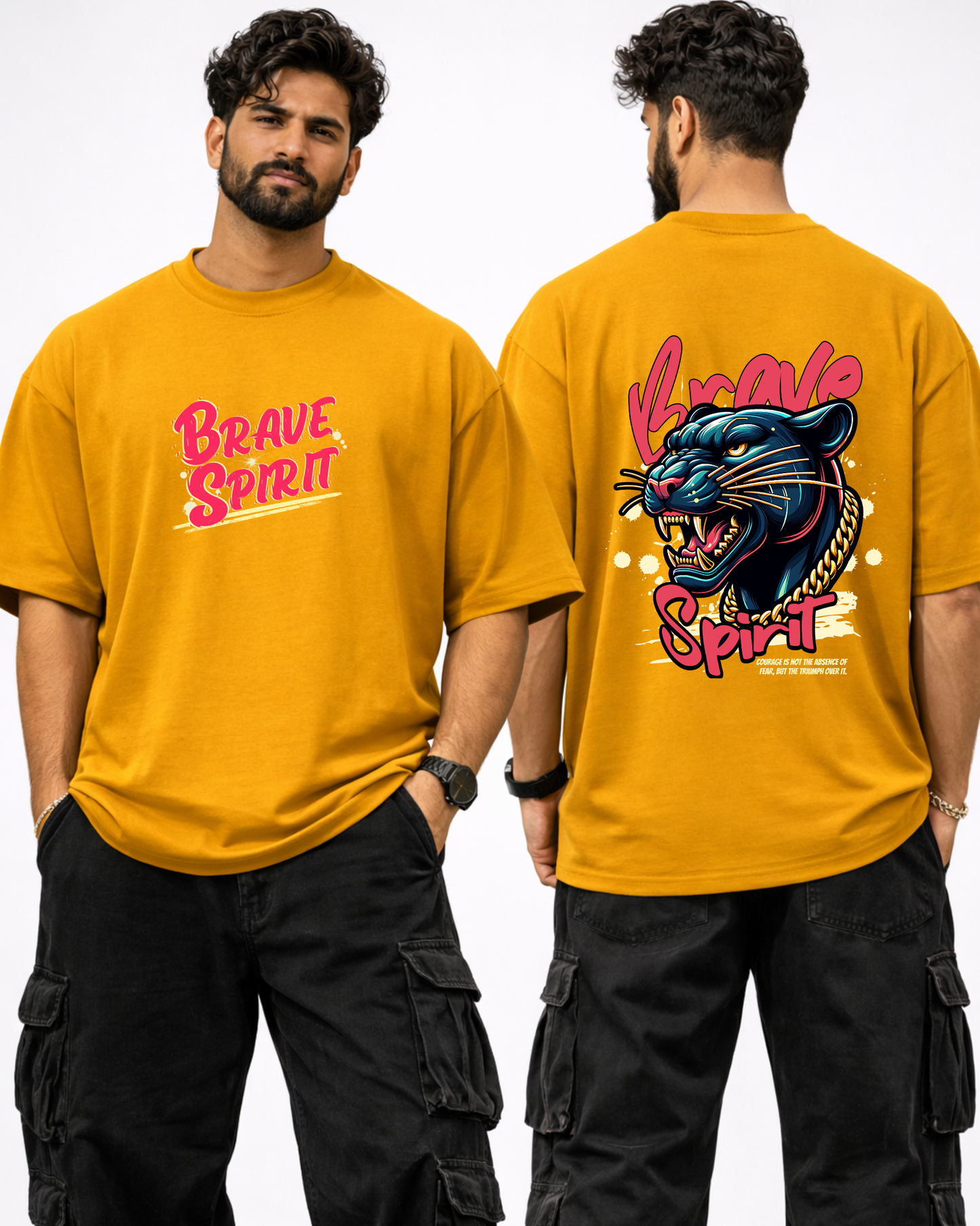 Brave Spirit -Unisex Oversized Adults T-Shirt