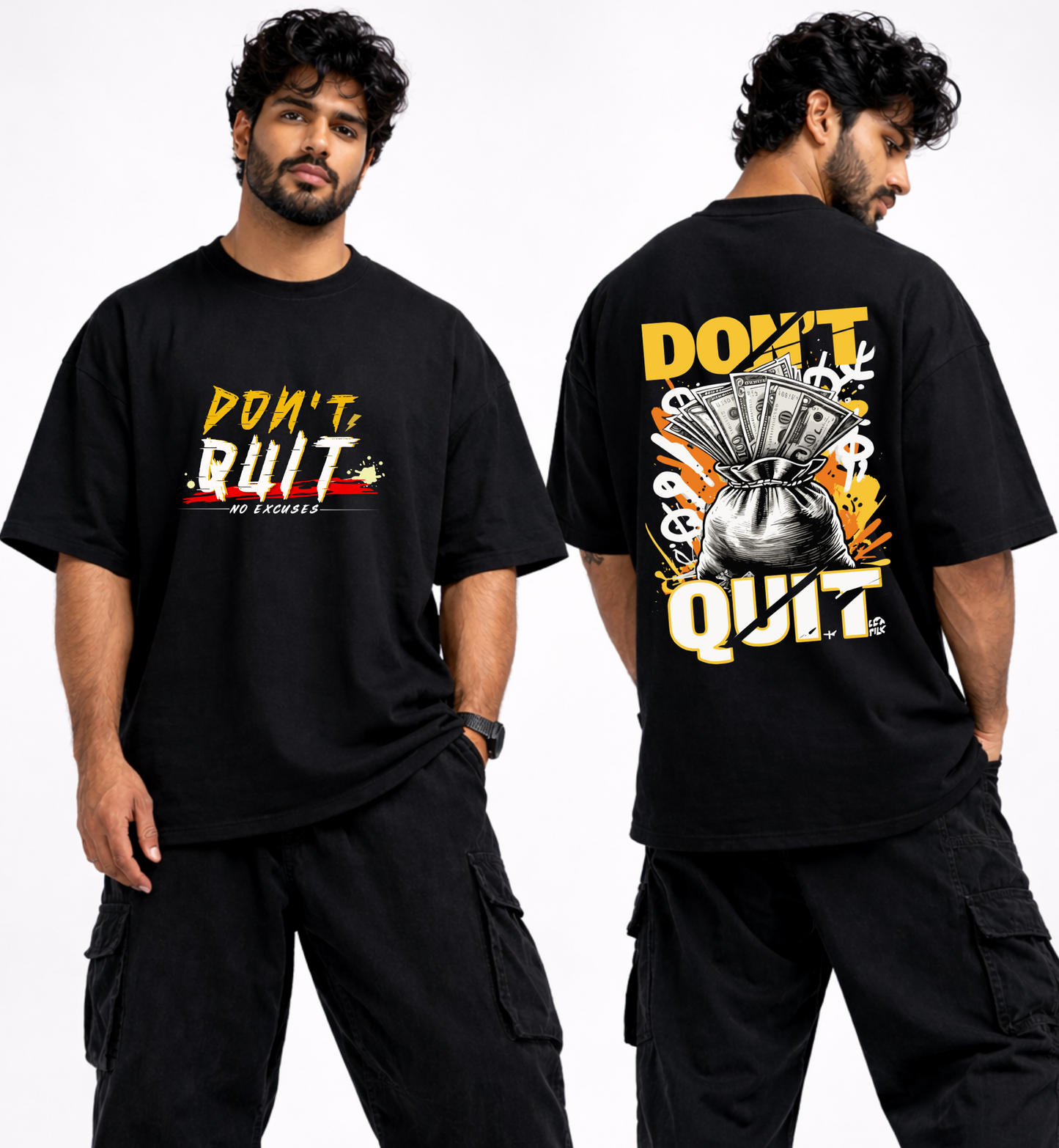 Don't Quit-Unisex Oversized Adults T-Shirt