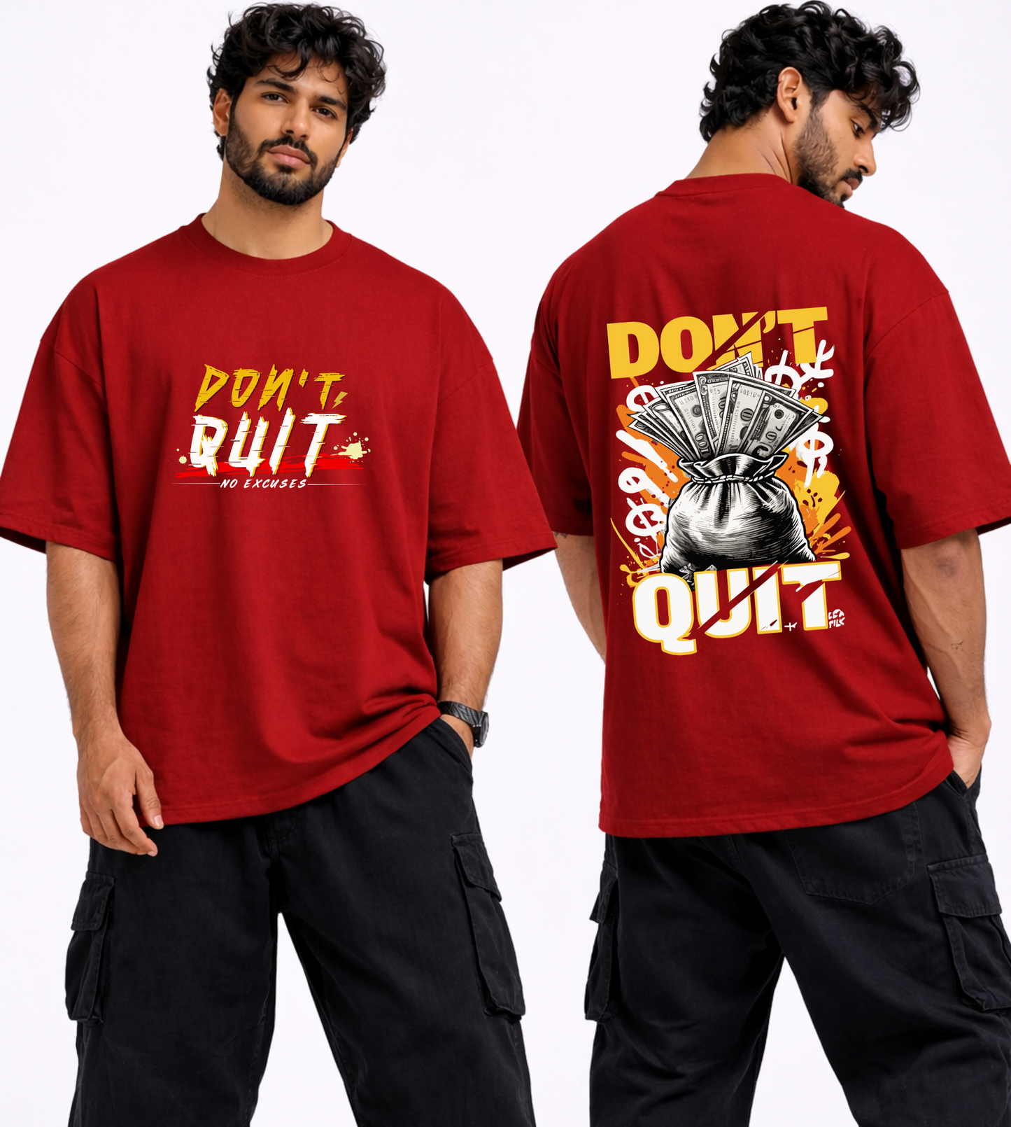 Don't Quit-Unisex Oversized Adults T-Shirt