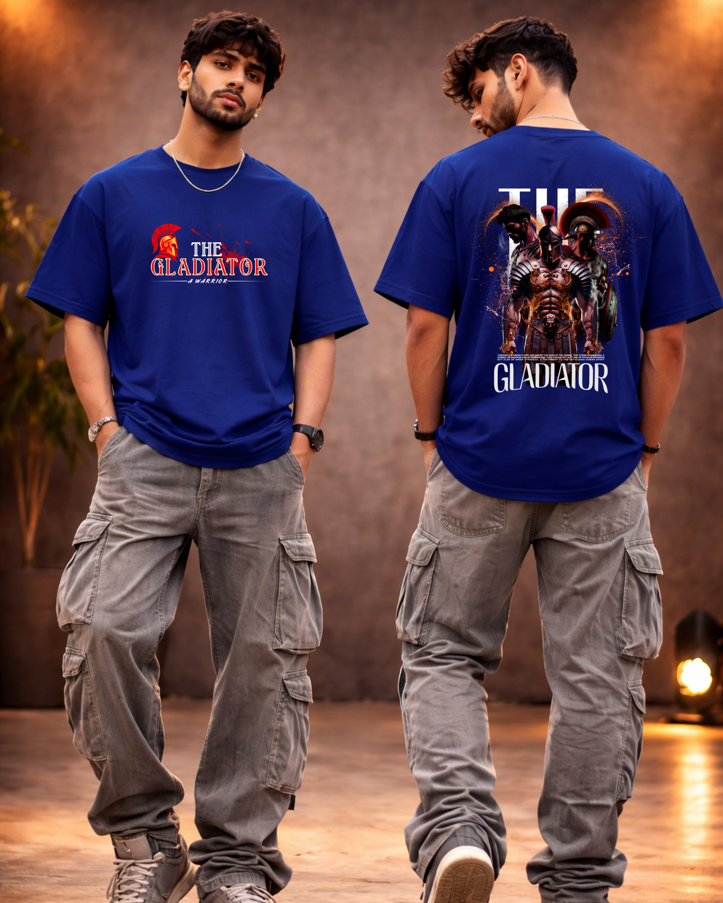Gladiator-Unisex Oversized Adults T-Shirt