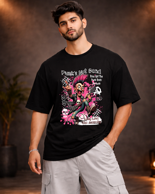Punk Oversized-Adults T-Shirt